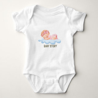 Baby Story baby sleep clouds Baby girl body suits Bodysuit