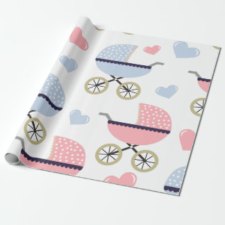 Baby. Strollers. Wrapping Paper