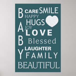 Baby Subway Art Poster
