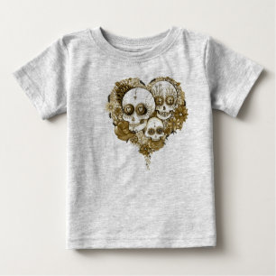 baby sugar skull clothing tattoo style vintage T-Shirt