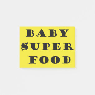 Baby Super Food Post-it Notes