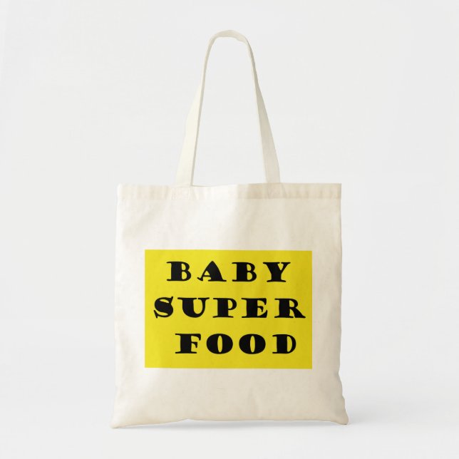 Baby Super Food Tote Bag (Front)