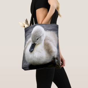Baby Swan   Cygnet Tote Bag