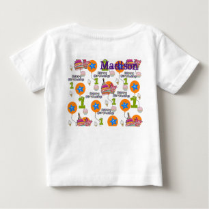 Baby T-Shirt #1 First Birthday Happy Birthday