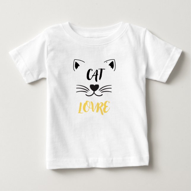 Baby t-shirt cat lover (Front)