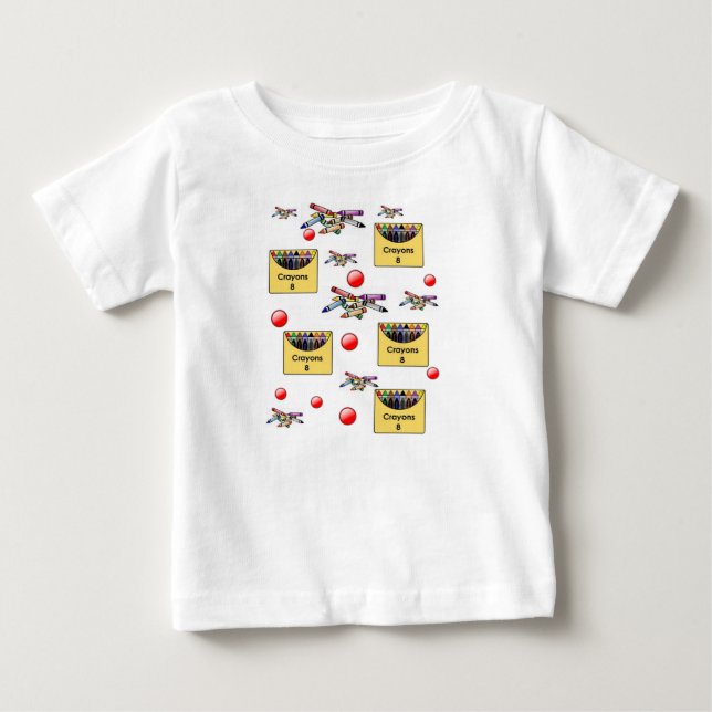 Baby T-Shirt Crayon (Front)
