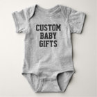 Baby T-Shirt Custom Baby Gifts Blank Template
