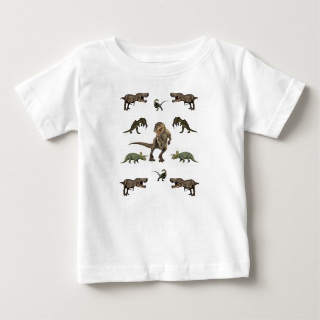 Baby T-Shirt Dinosaur (Front)