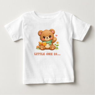 Baby T-Shirt Little One Is Fairytale Reading Bear