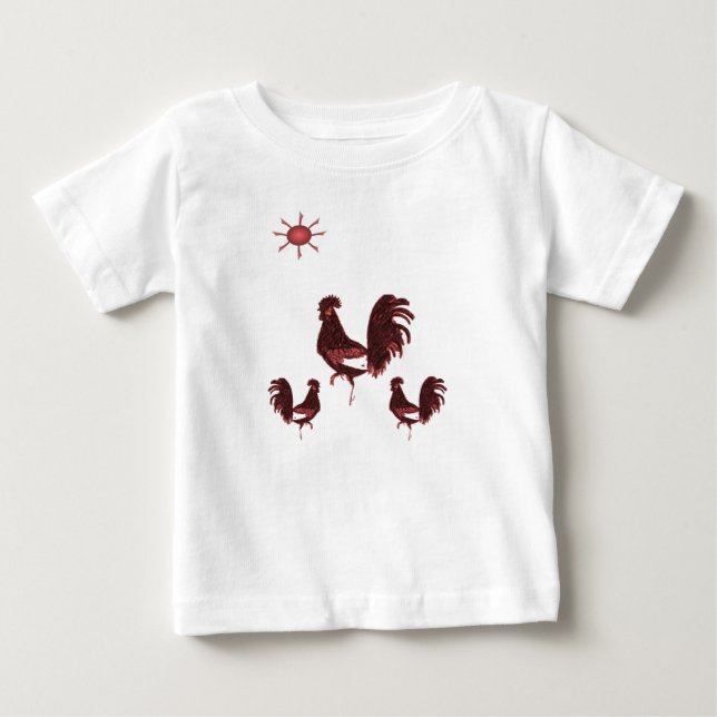 Baby T-Shirt Rooster (Front)