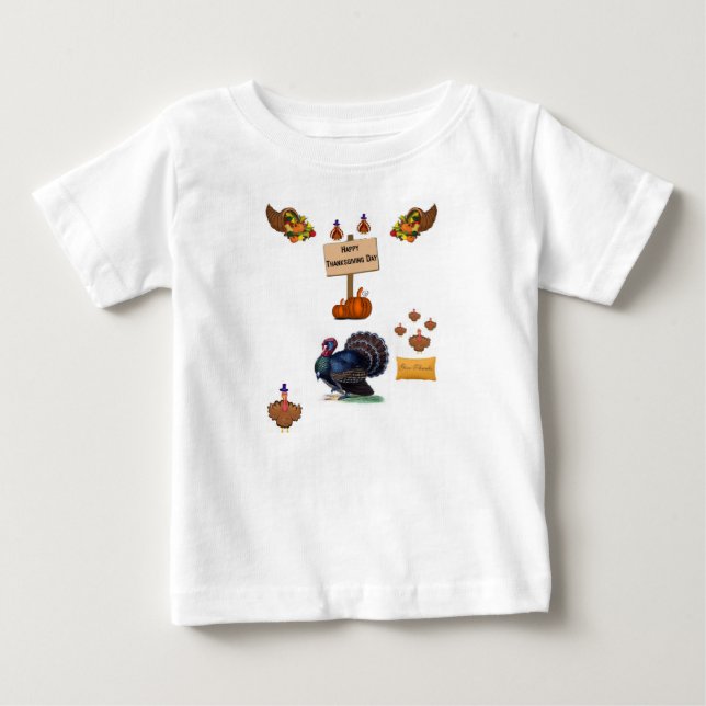 Baby T-Shirt Thanksgiving (Front)