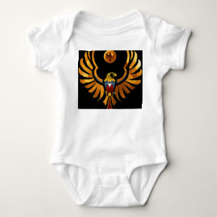 "Baby T-Shirt with Crystal Eagle Design Baby Bodysuit