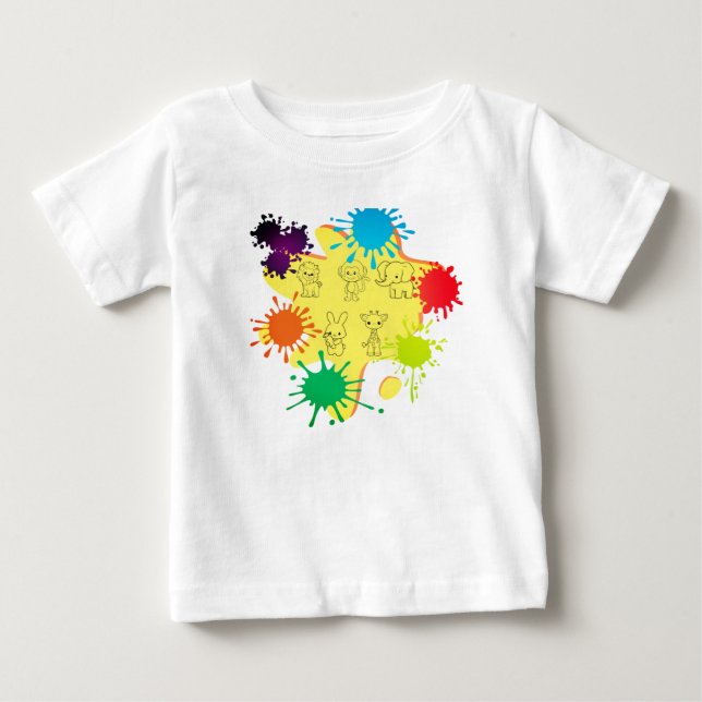 Baby T-Shirt with Drawing (Front)