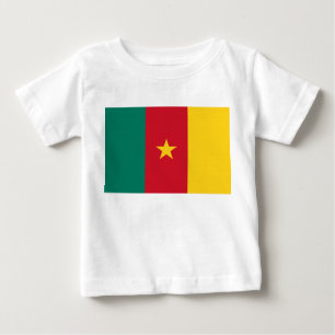 Baby T-Shirt with Flag of Cameroon