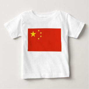 Baby T-Shirt with Flag of China