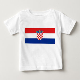 Baby T-Shirt with Flag of Croatia