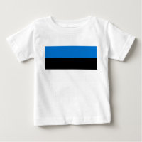 Baby T-Shirt with Flag of Estonia
