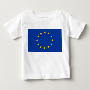 Baby T-Shirt with Flag of European Union