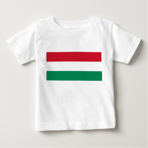 Baby T-Shirt with Flag of Hungary