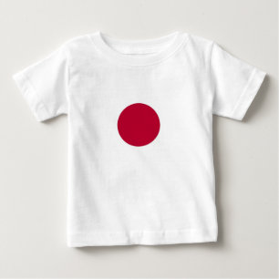 Baby T-Shirt with Flag of Japan