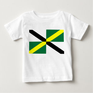 Baby T-Shirt with Flag of Monterey City, U.S.A.
