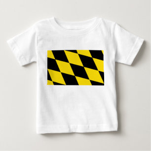 Baby T-Shirt with Flag of Munich, Germany