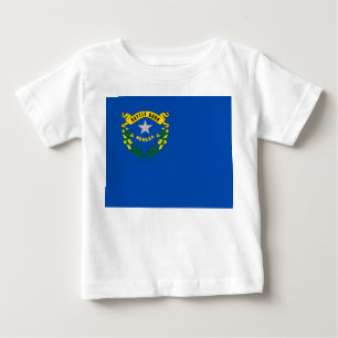 Baby T Shirt with Flag of Nevada