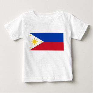 Baby T-Shirt with Flag of Philippines