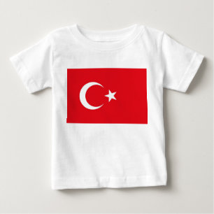 Baby T-Shirt with Flag of Turkey