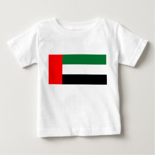 Baby T-Shirt with Flag of United Arab Emirates