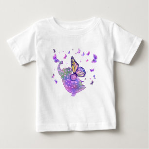 Baby T-Shirt with Flying Elephant
