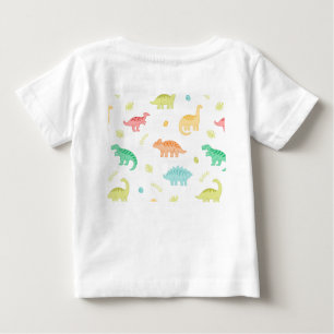 Baby t-shirts with dinosaur themes