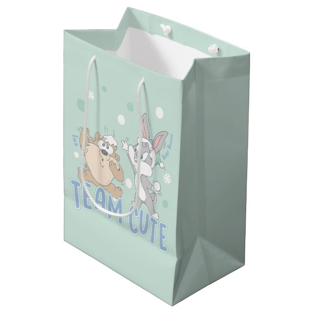 Baby TAZ™ & BUGS BUNNY™ Team Cute Medium Gift Bag (Front Angled)