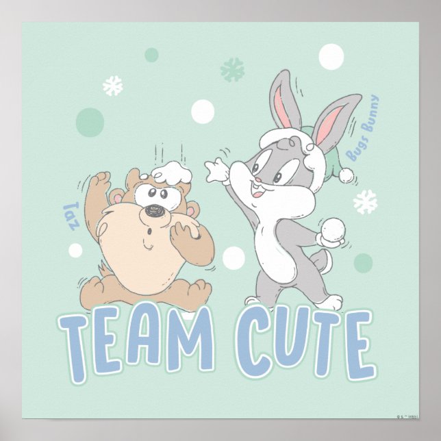Baby TAZ™ & BUGS BUNNY™ Team Cute Poster (Front)
