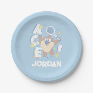 Baby TAZ™ Tennis Ace! Paper Plate