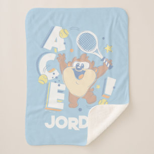 Baby TAZ™ Tennis Ace! Sherpa Blanket
