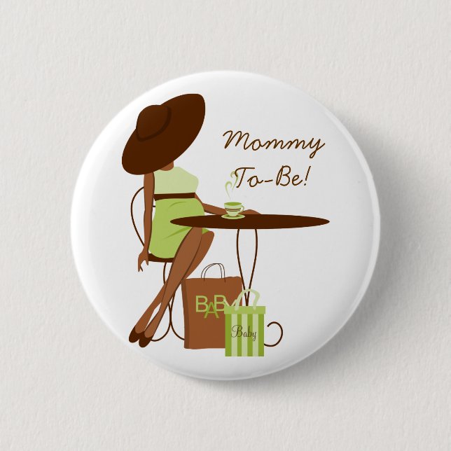 Baby Tea 6 Cm Round Badge (Front)