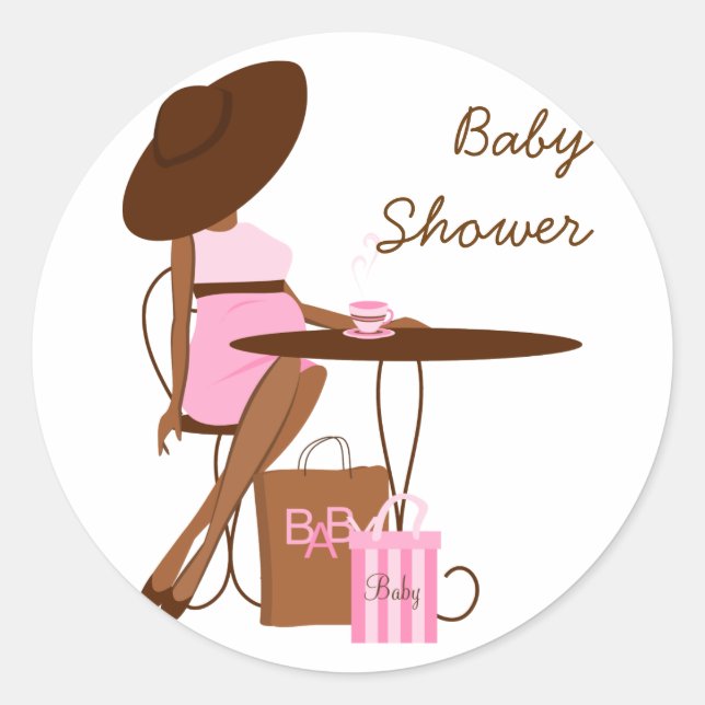 Baby Tea Classic Round Sticker (Front)