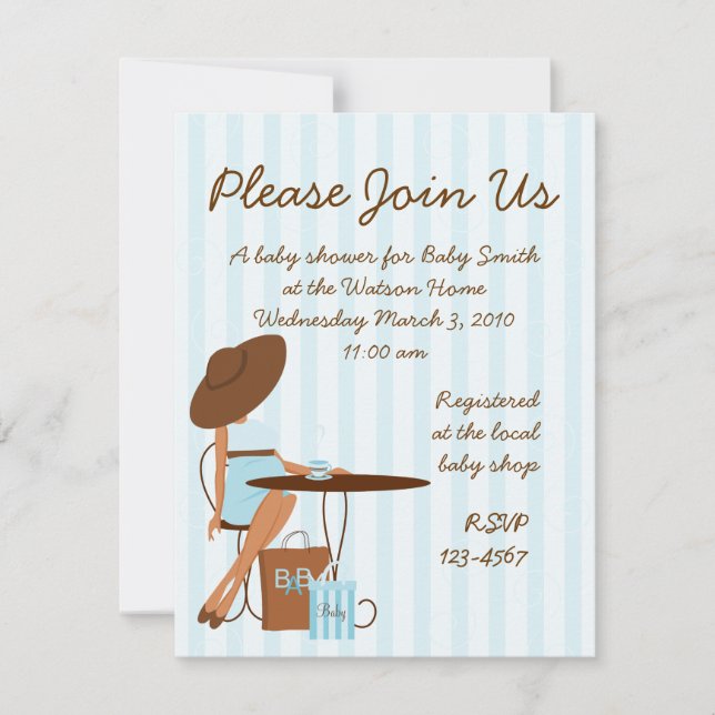 Baby Tea Invitation (Front)