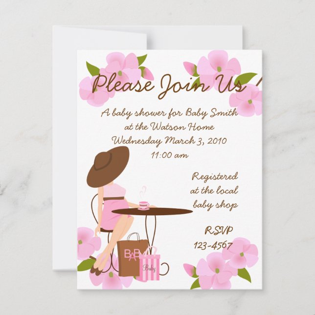 Baby Tea Invitation (Front)