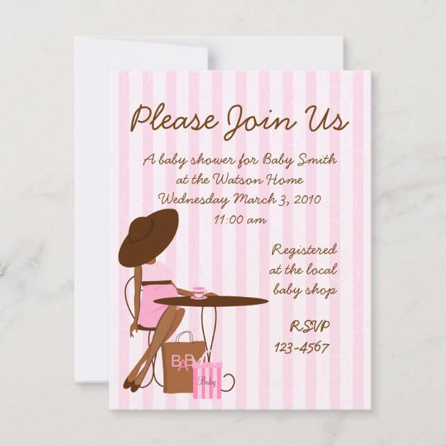 Baby Tea Invitation (Front)