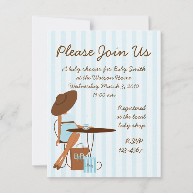 Baby Tea Invitation (Front)