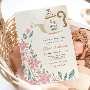 Baby Tea Party Shower Invitation