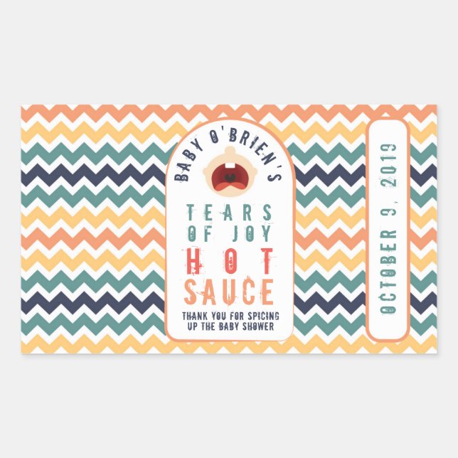 Baby Tears of Joy Hot Sauce Labels | 5 oz Bottle (Front)
