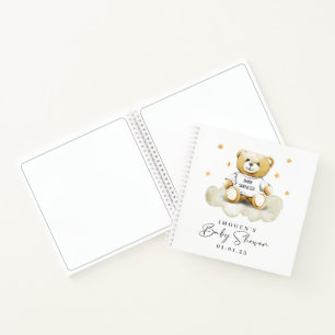 Baby Teddy Bear Baby Shower Guest Book 
