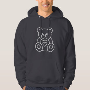 Baby Teddy Bear Graphic Artwork Cute and Adorable Hoodie