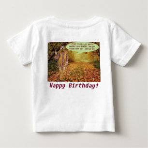 baby tee.  Happy Birthday.   hippie/quokka T-Shirt