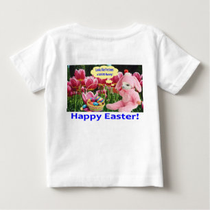 baby tee. Happy Easter. alpaca/bunny T-Shirt