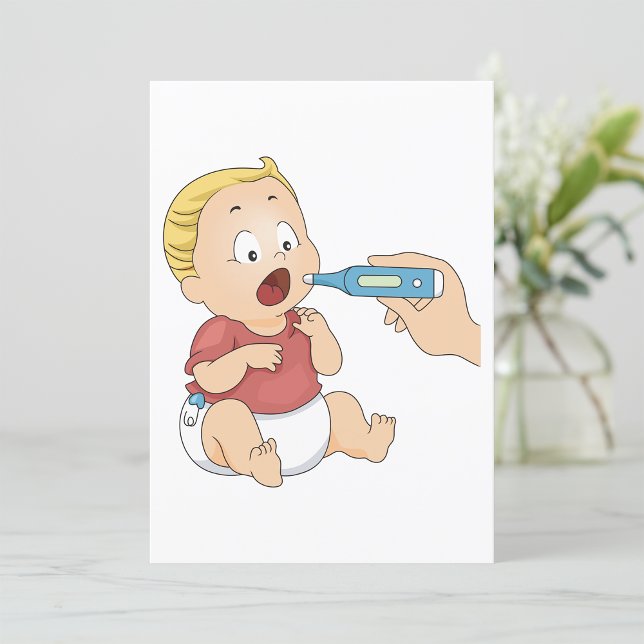 Baby Temperature Check Paediatrics Health  Invitation (Creator Uploaded)