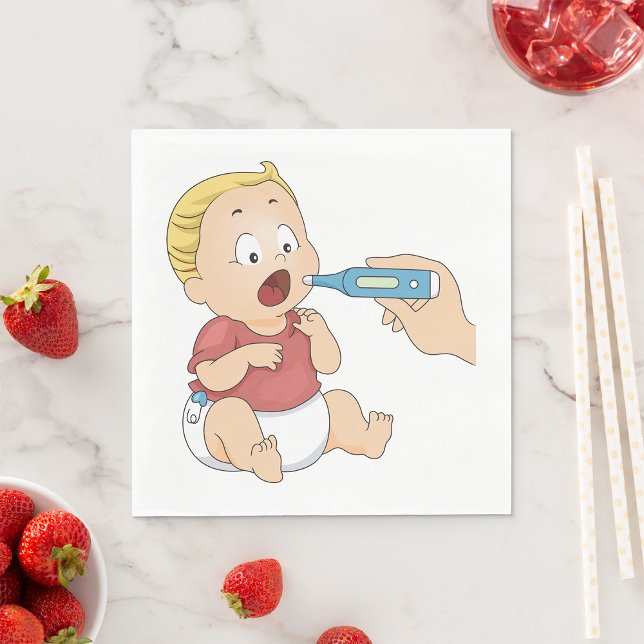 Baby Temperature Check Paediatrics Health  Napkin (Creator Uploaded)
